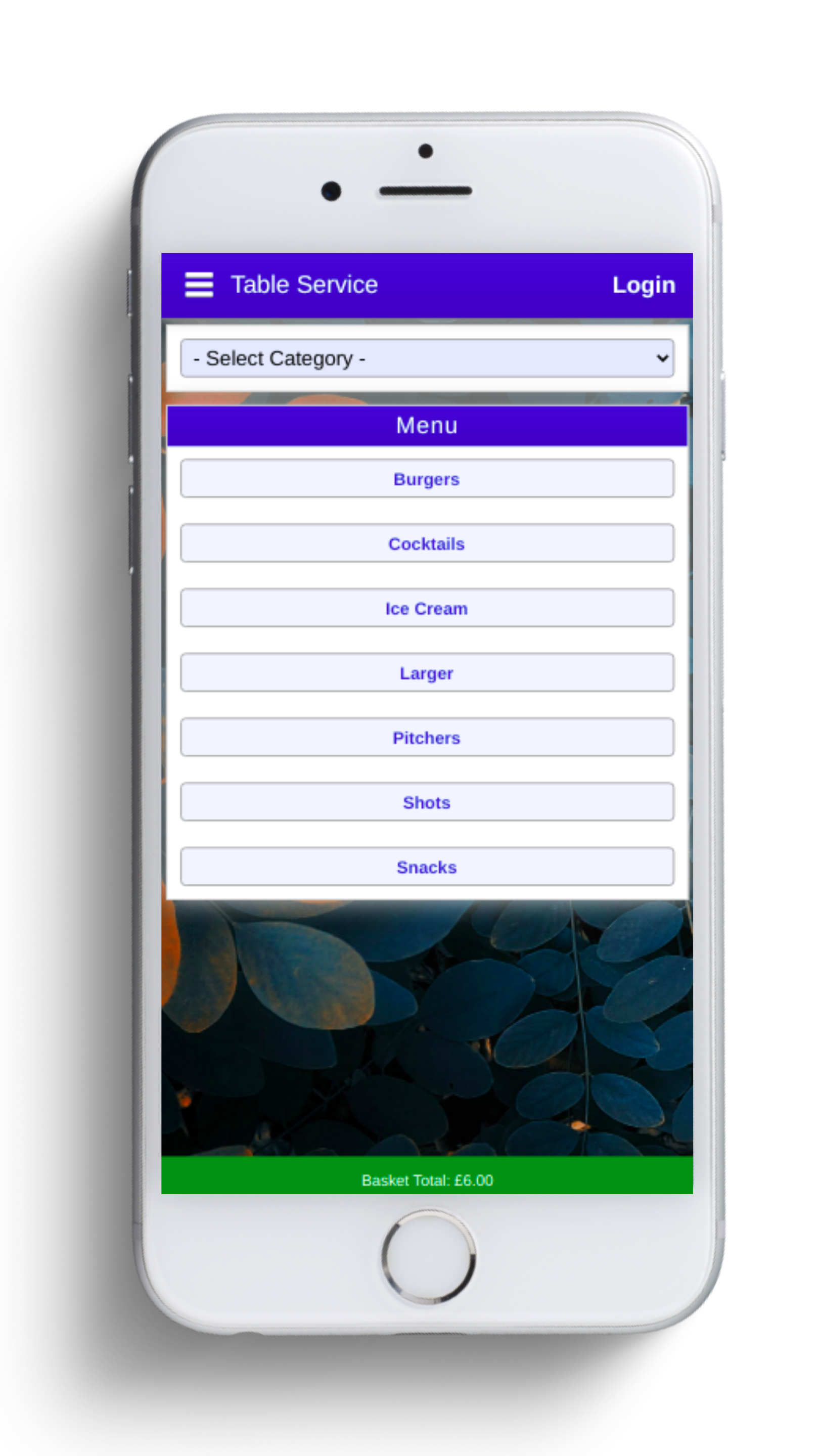 online cashless ordering mobile